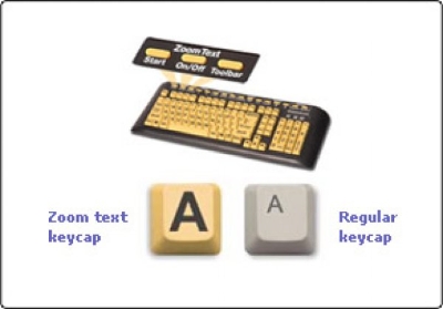 ZoomText Large-Print Keyboard