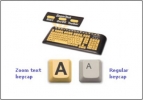 ZoomText Large-Print Keyboard