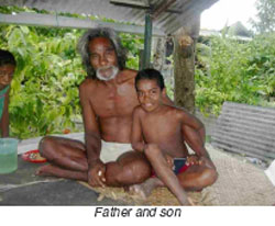 Father and son.